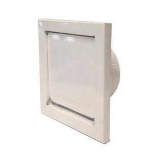Master Flow Dryer Exhaust Wall Vent 4 inch Round Flush Mount Heavy Duty Steel - Picture 1 of 11