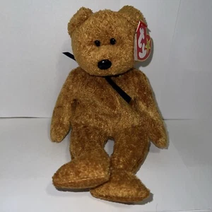 Ty Beanie Baby 1998 Fuzz The Bear - Picture 1 of 7