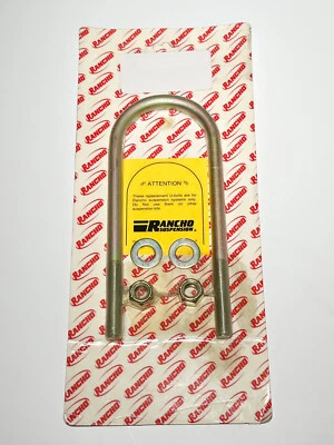 Universal U-Bolt Rancho RS17475  9/16" Thread 3-1/4" Inside W  7-3/4" Inside L - Image 1 of 2