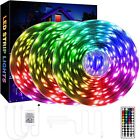 75ft Led Colorful Light Strips W/ Remote - Million Colors, Adjustable Brightness