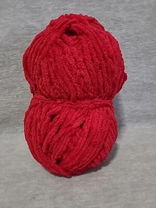 Yarnsirations Bernat Blanket Glonal Folk Collection Yarn Open Skein 6.3 oz Red - Picture 1 of 3