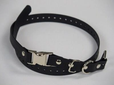 E-COLLAR TECHNOLOGIES Educator 3/4" Polyester Metal Quick Snap Dog E-collar Strap also fits Dogtra
