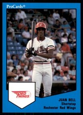 1989 ProCards Juan Bell Rochester Red Wings #1658