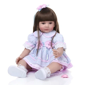 Reborn Toddler Dolls 24 Inch Realistic Baby Doll Adorable Lifelike Baby Girl - Picture 1 of 4