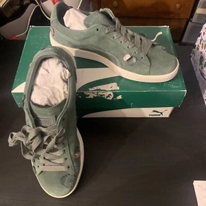Neu Puma Suede Classics Herbstblüte grüner Lorbeerkranz für Damen Größe 9,5 US 7 UK - Bild 1 von 6
