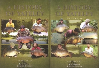 MAYLIN ROB CARP FISHING BOOK A HISTORY OF YATELEY two volume set ! BARGAIN new - Image 1 of 2