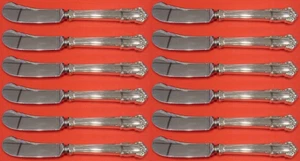 English Shell by Lunt Sterling Silver Butter Spreader HH Paddle Set 12 pcs 6" - Picture 1 of 1