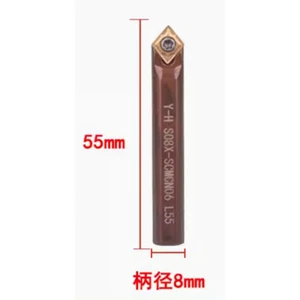 S08-SCMCN06-L55 CNC lathe boring tool bar 8mm SCMCN06 +1pc CCMT0602 insert - Picture 1 of 1