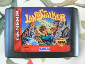 Carro Landstalker (Sega Genesis 1993) solamente - auténtico - probado funcionando perfectamente - Imagen 1 de 3