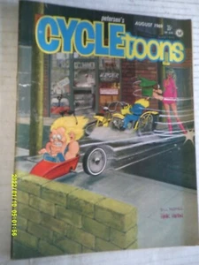 CYCLEtoons Magazine  AUGUST, 1969 ~ Good Condition   - Picture 1 of 2