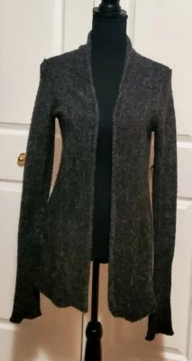 Cárdigan para mujer Converse One Star mezcla de alpaca gris frente abierto luz suéter XS Foto 1 de 4