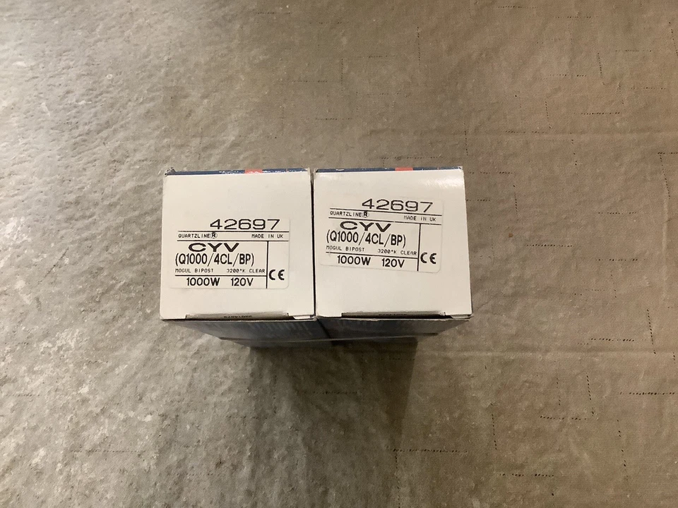 CYV GE 1000 WATT 120V HALOGEN PHOTO OPTIC LAMP - Image 1 of 1