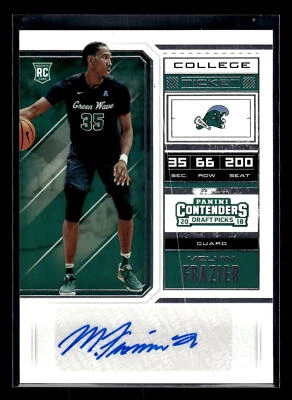2018  Panini Contenders Draft Picks #88 Melvin Frazier Jr. Rookie Auto Mint+ - Image 1 of 2