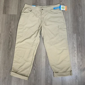 Columbia Roll Up Cargo Capri Pants Women’s Size Large UPF 30 Omni Shield NWT - Picture 1 of 12