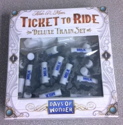 TICKET TO RIDE RARE PROMO MILK TANKER DELUXE TRAINS SET NEW MINT sealed in box - Image 1 of 2