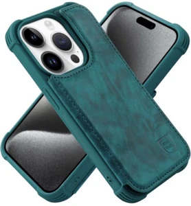 Funda Cartera + PROTECTOR DE PANTALLA para iPhone 15 Pro Max ENTREGA GRATUITA EN REINO UNIDO - Imagen 1 de 6