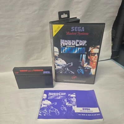 ROBOCOP VS THE TERMINATOR | SEGA Master System 1 & 2  PAL | CIB RARE | - Image 1 of 4