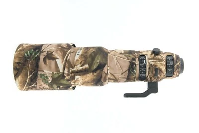 LensCamo coperchio obiettivo mimetico in neoprene per Sigma 500 mm f4 OS Sport