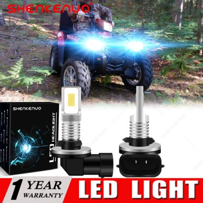 Bombillas LED BRILLANTES 8000K para Polaris ACE 4010253 Sportsman 400 450 500 600 700 800 Foto 1 de 4