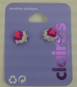 Claire's Spikey Earrings (G131424-1 LOC. G) - Picture 1 of 2