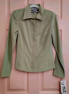 La Belle Green Size 7 Polyester Long Sleeve Blazer - Picture 1 of 5