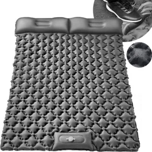 Doppel Campingmatte Isomatte Tragbar Selbstaufblasbare Luftmatratze Ultraleichte - Bild 1 von 16