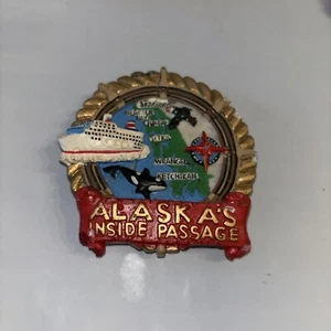Imán de recuerdo Alaska's Inside Passage; 2-1/2"T - Imagen 1 de 2