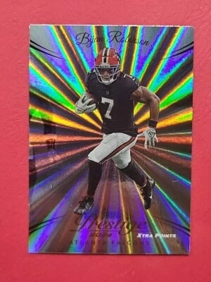 Bijan Robinson - Falcons - 2024 Prestige Football - Sunburst Parallel - #11 - Image 1 of 2