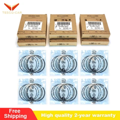 Juego de 6 anillos de pistón Φ81 mm STD aptos para AUDI A6 C6 Avant BDW 2005-2008 06E198151M Foto 1 de 4