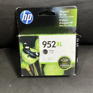 HP 952XL Black Original HP Ink 🔥👉EXPD JUN 2020👈🔥 New Sealed - Picture 1 of 3