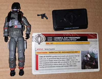 GI Joe POC 30th Cobra Air Trooper Complete 2011 Figure 25th VTOL Pilot Driver - Image 1 of 2