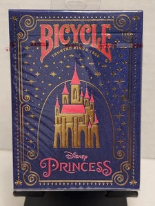 Bicicleta Disney Princesa Juego de Cartas Azul Marino Baraja Juego Coleccionable en Relieve 2023 - Imagen 1 de 6