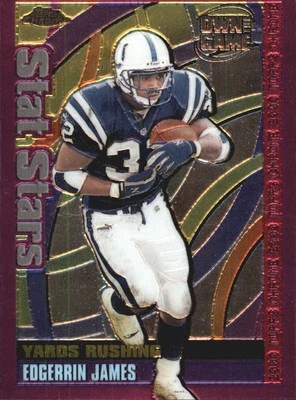 2000 Topps Chrome Own the Game #OTG6 Edgerrin James - FB - Image 1 of 2