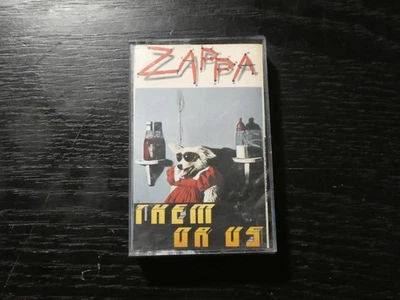 Vintage Frank Zappa Cassette Them Or Us 1984 Rock Album Barking Pumpkin Tape - Image 1 of 4