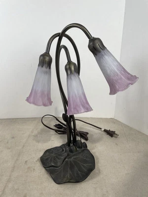 Лампа Lily Pond Accent три лампы высокий бронзовый тон основание проводная размер 16"" - Изображение 1 из 4