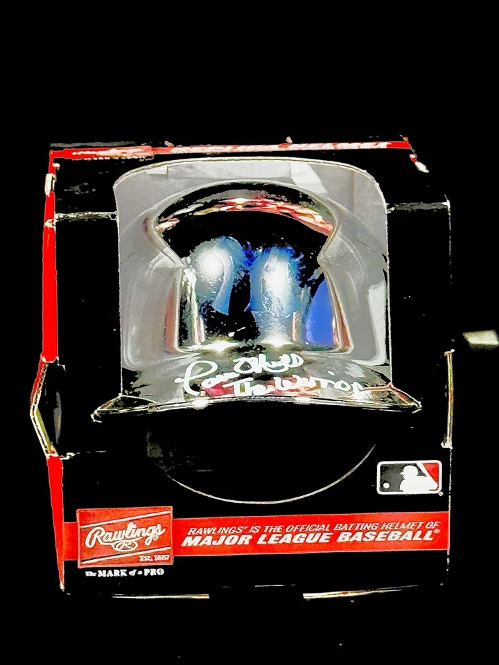 Paul O'Neill Signed Chrome Mini Helmet New York Yankees “The Warrior” JSA COA - Image 1 of 1