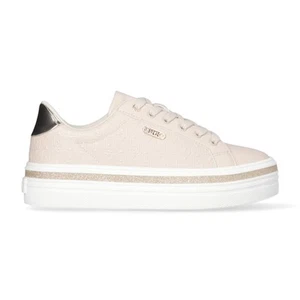 LIU-JO 4A5717EX022S3648 UP 910 - SNEAKER PRINTED SPREADING BEIGE/PLATINUM sneake - Imagen 1 de 5