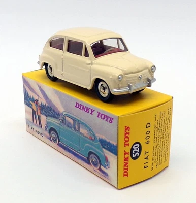 Atlas Editions Dinky Toys 520 - Fiat 600D - Crema Foto 1 de 3