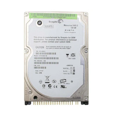 Hard Disk Hdd Disco Ide Pata 2.5" 120Gb Computer Portatile Eide Notebook - Image 1 of 2