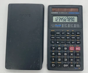 Casio fx-260 Calculadora Científica SOLAR con Cubierta - PROBADA - Buen Estado - Imagen 1 de 3