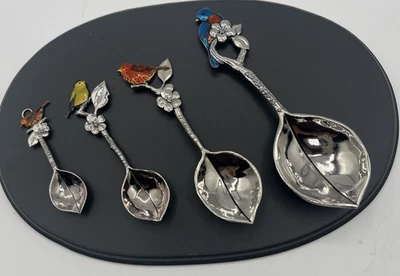 Birds Measuring Spoons Set 4 piece by Ganz - Image 1 of 4