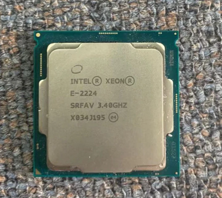 Intel Xeon E-2224 3.40GHz 4-Core 8MB LGA1151 SRFAV CPU Processor - Image 1 of 1