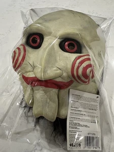 SAW Billy Puppet Overhead Latex Mask, One Size Adult, BRAND NEW - Picture 1 of 3