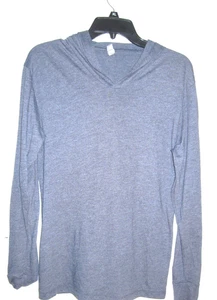 Next Level dunkelblauer leichter Strick-Hoodie Größe Erwachsene Small - Bild 1 von 5