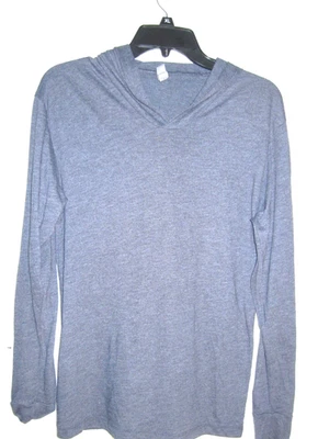 Sudadera con capucha ligera tejida azul marino Next Level talla adulto pequeña Foto 1 de 4