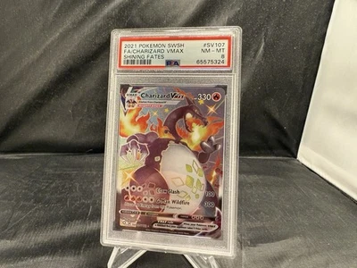 Charizard VMAX SV107/SV122 PSA 8 Shining Fates - Image 1 of 2