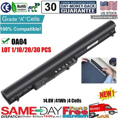 ✅LOT OA04 OA03 Battery For HP 14-D 740715-001 746641-001 746458-421 HSTNN-LB5Y - Image 1 of 4