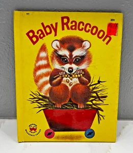 Vintage 1963 Baby Waschbär Hardcover Buch Wunderbücher - Bild 1 von 6