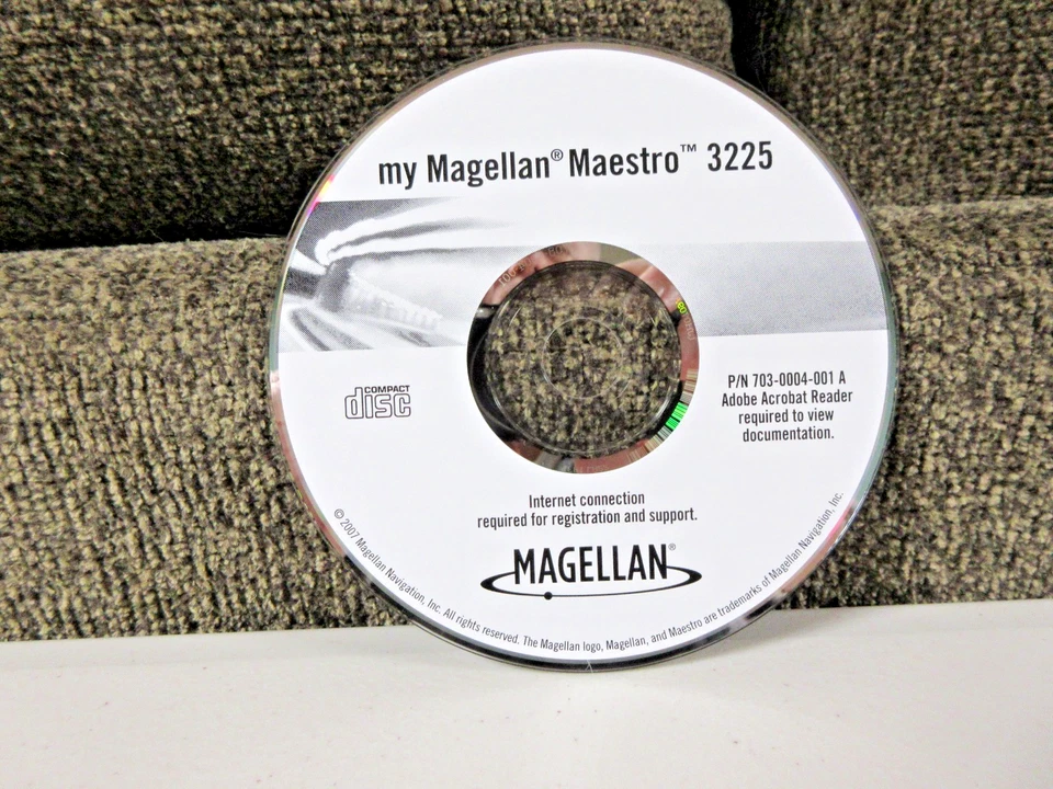 My Magellan Maestro 3225 Software CD 2007 Disc Only - Image 1 of 1