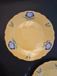 2 Stück Pierre Deux Französisches Land 11" Speiseteller signiert - seltenes Muster - Bild 1 von 9